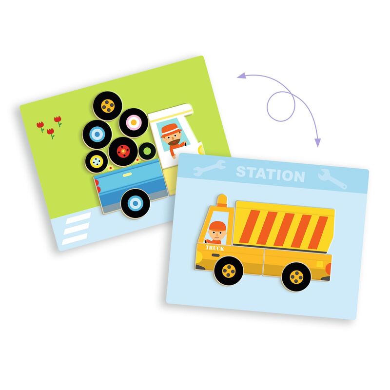 Inzebox Magnetic Game - Vehicles