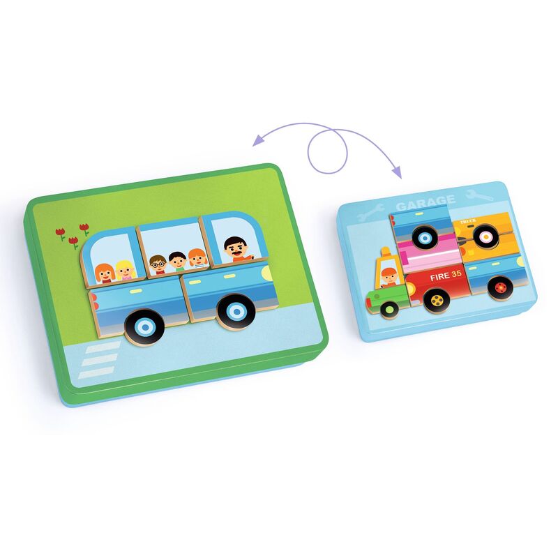 Inzebox Magnetic Game - Vehicles