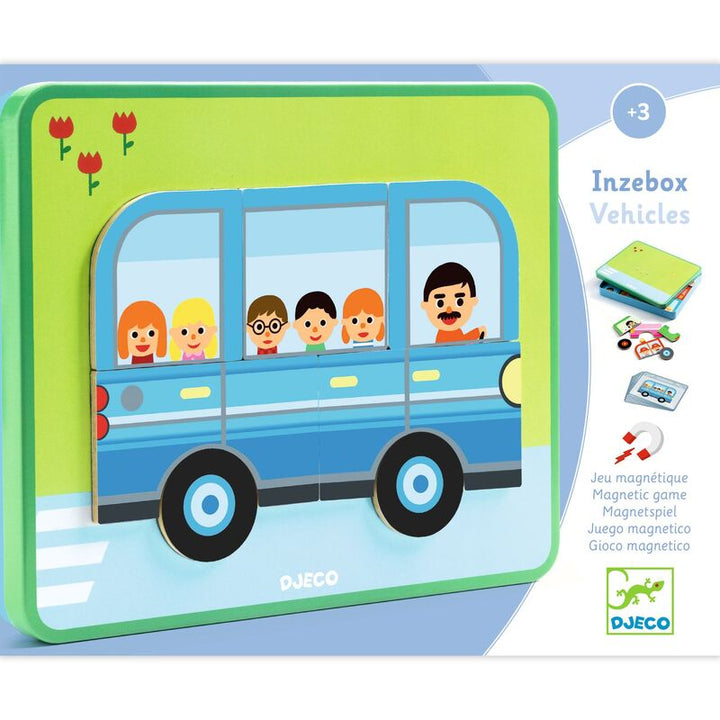 Inzebox Magnetic Game - Vehicles