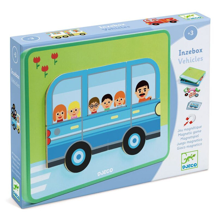Inzebox Magnetic Game - Vehicles