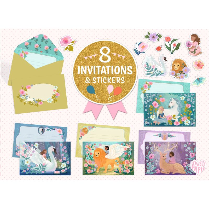 Letter & Invitation Set - Wonderful Creatures