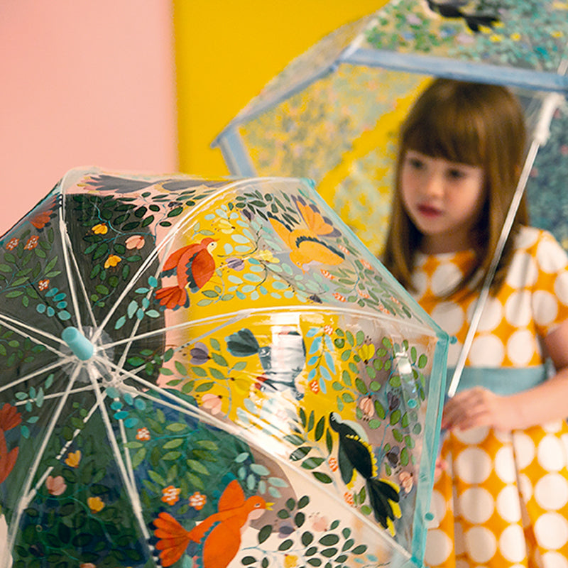 Adult PVC Umbrella - Flower & Birds