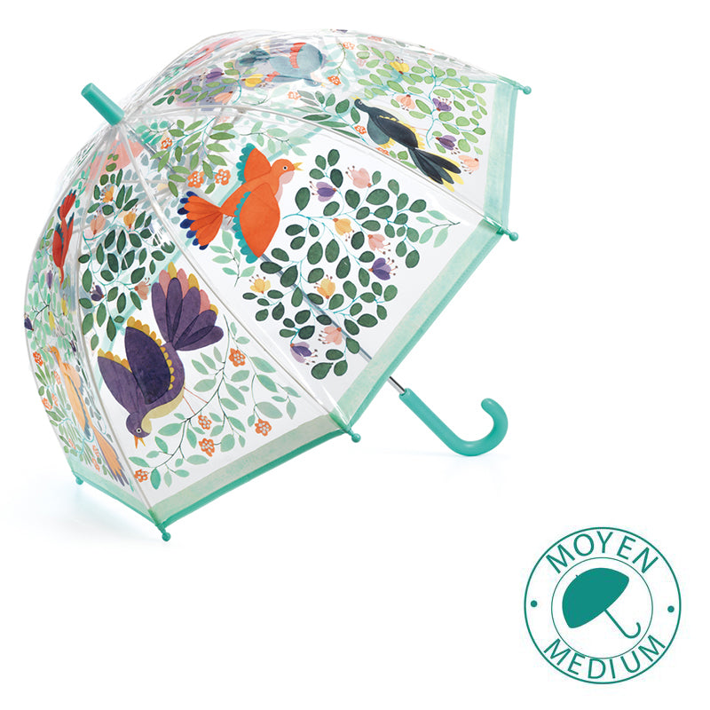 Adult PVC Umbrella - Flower & Birds