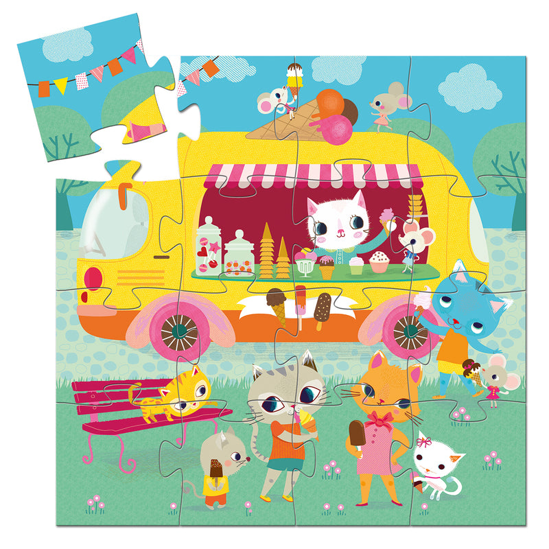 16pc Puzzle - Ice Cream Truck