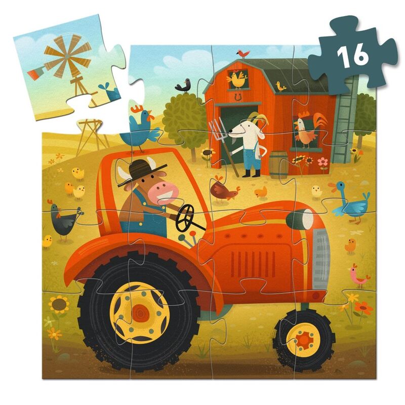 16pc Puzzle - The Tractor