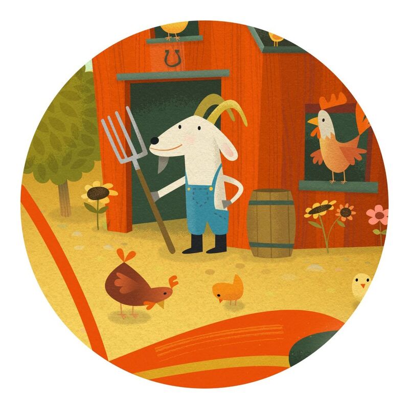 16pc Puzzle - The Tractor
