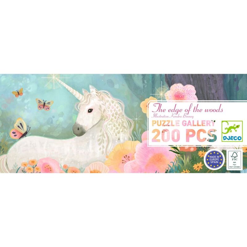 200pc Gallery Puzzle with Poster - The Edge of the Woods
