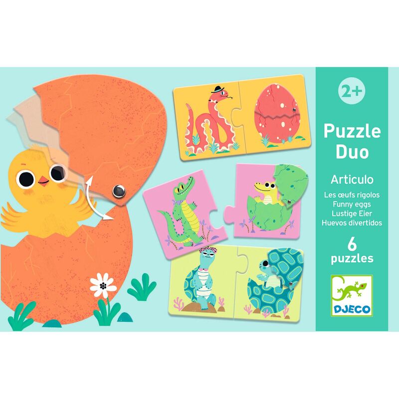 DJECO - Puzzle Duo Habitat - 2 ans +