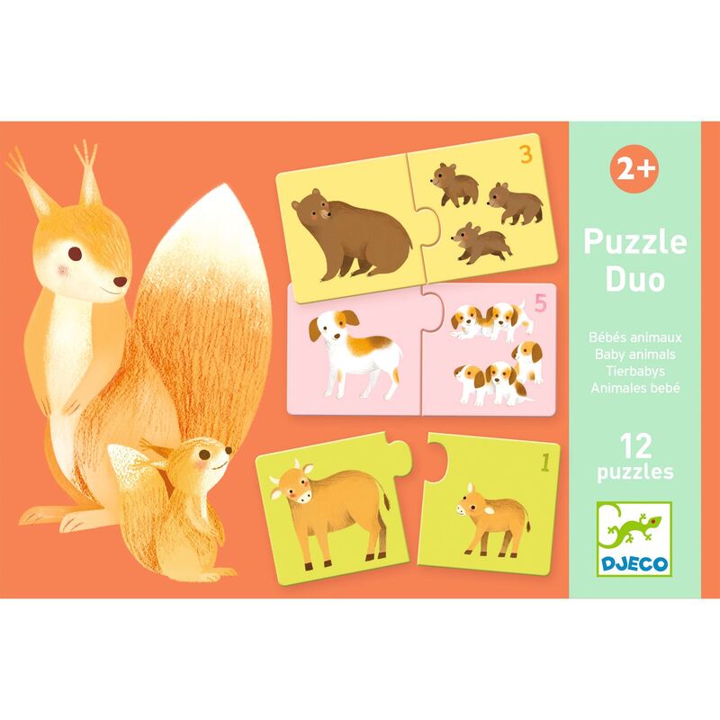 Duo Puzzle - Baby Animals