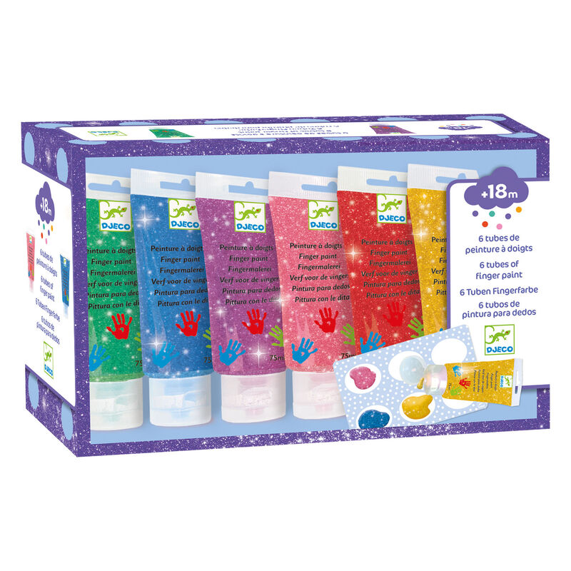 Finger Paint Tubes - Glitter