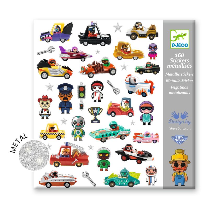 Stickers | Metallic - Crazy Motors