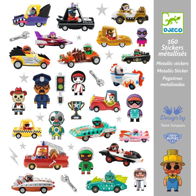 Stickers | Metallic - Crazy Motors