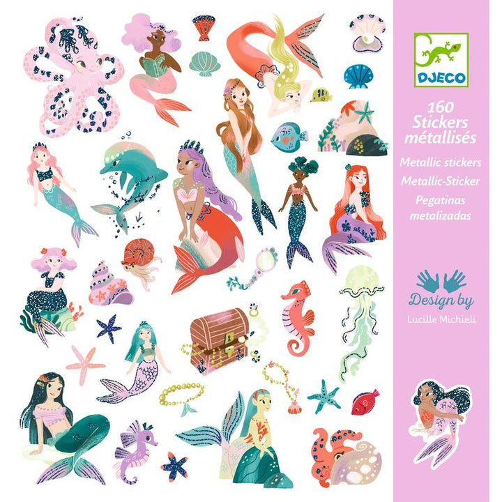 Stickers | Metallic - Sparkly Mermaids