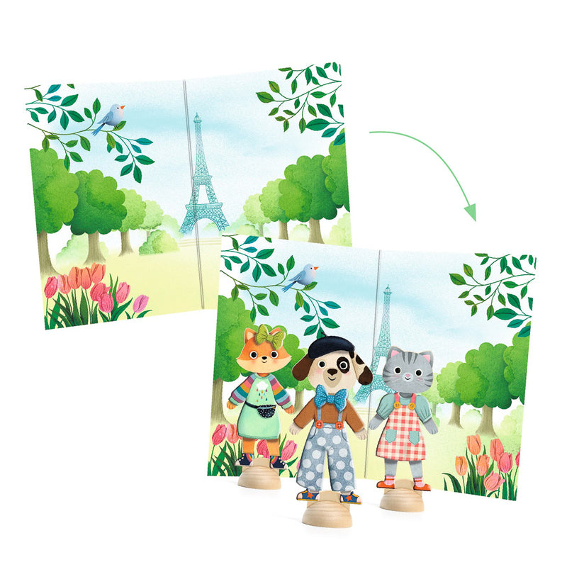 Collage Set - Bonjour Paris
