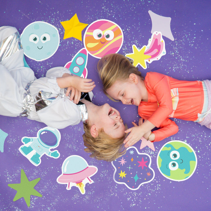 Glo Pals Bath Stickers - Galaxy Grips