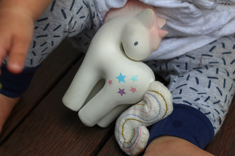 Teether Toy - Cotton Candy Unicorn