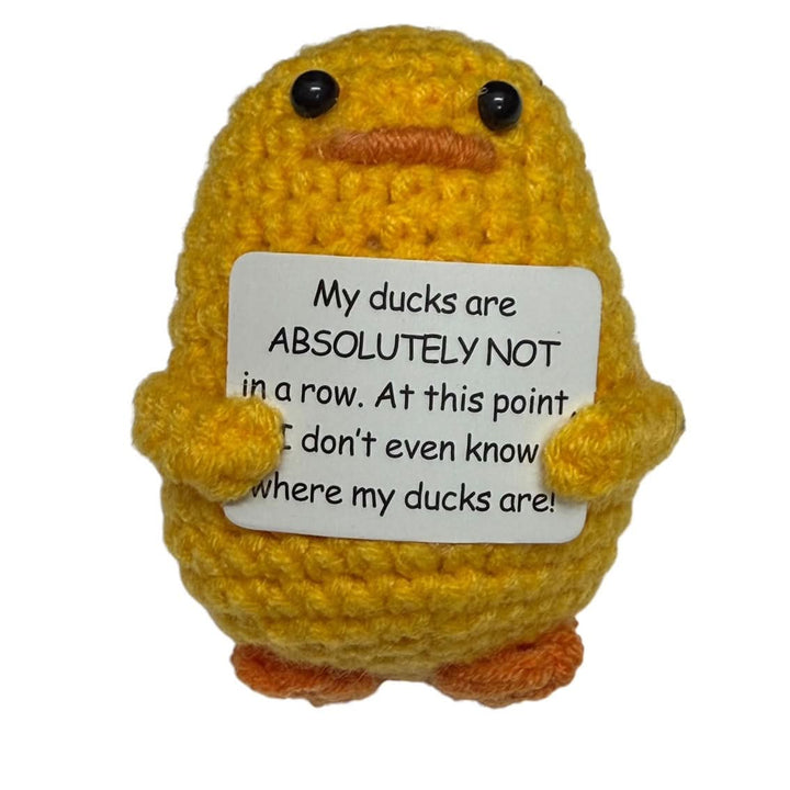 Mini Hand Crochet Plush Support | Duck
