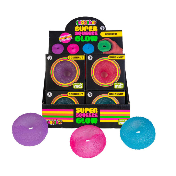 Smoosho's - Super Squeeze Glow-in-the-dark Doughnut