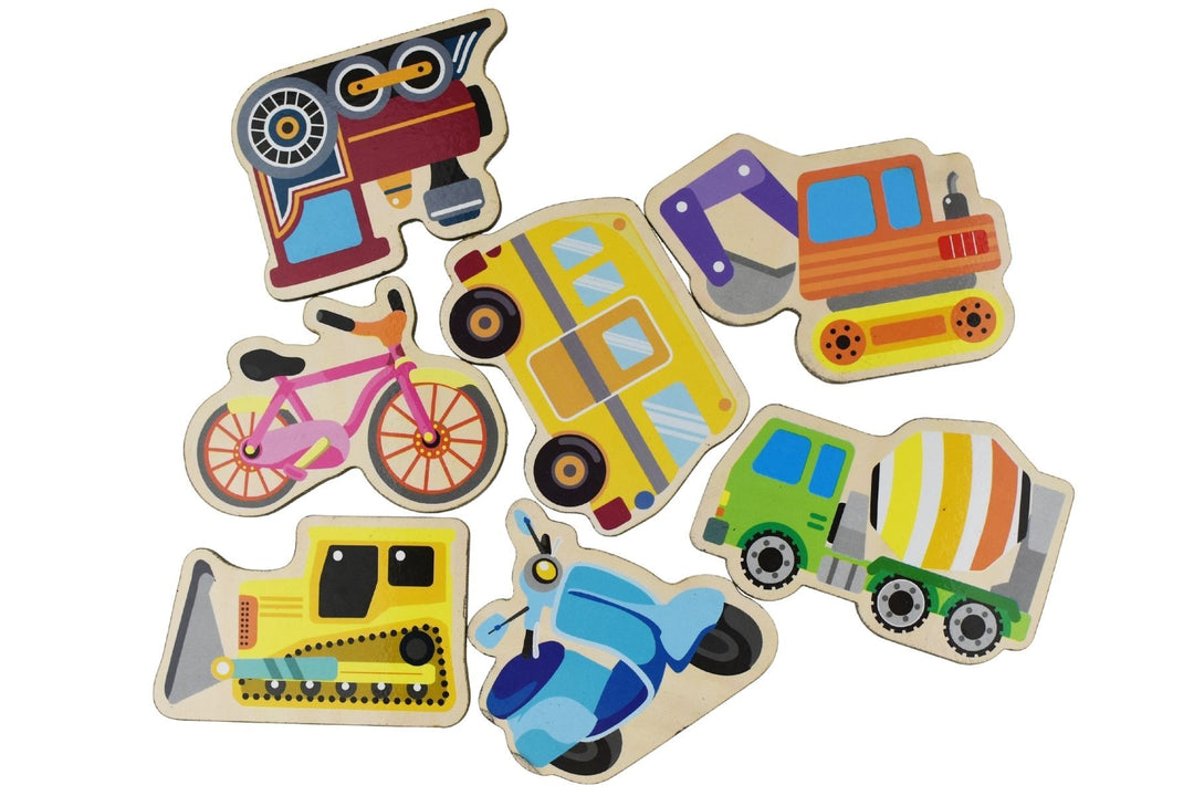 Fridge Friends Magnets - Transport