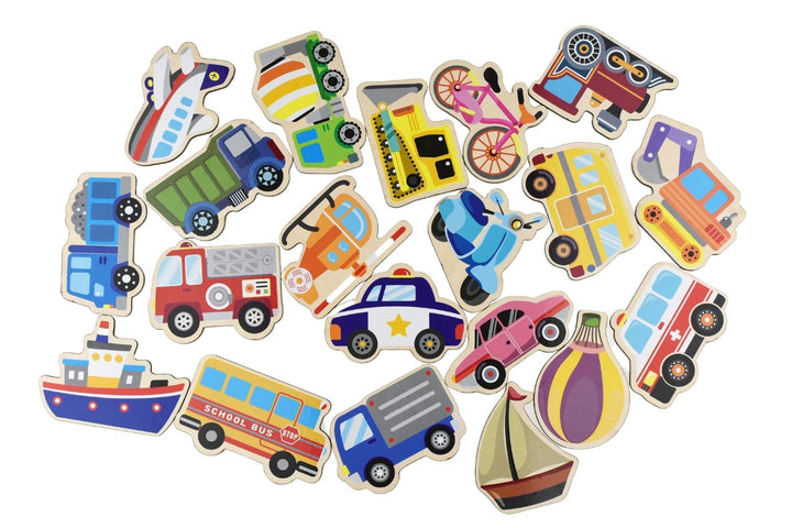 Fridge Friends Magnets - Transport