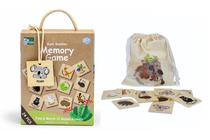 Wooden Memory Game | Australian Animals