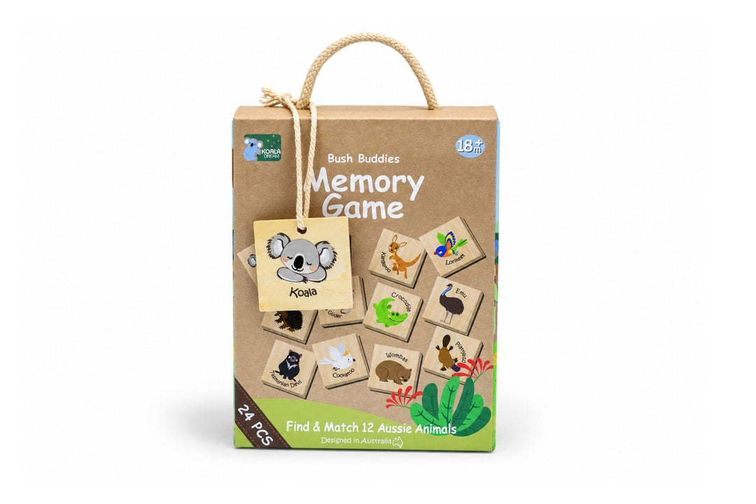 Wooden Memory Game | Australian Animals
