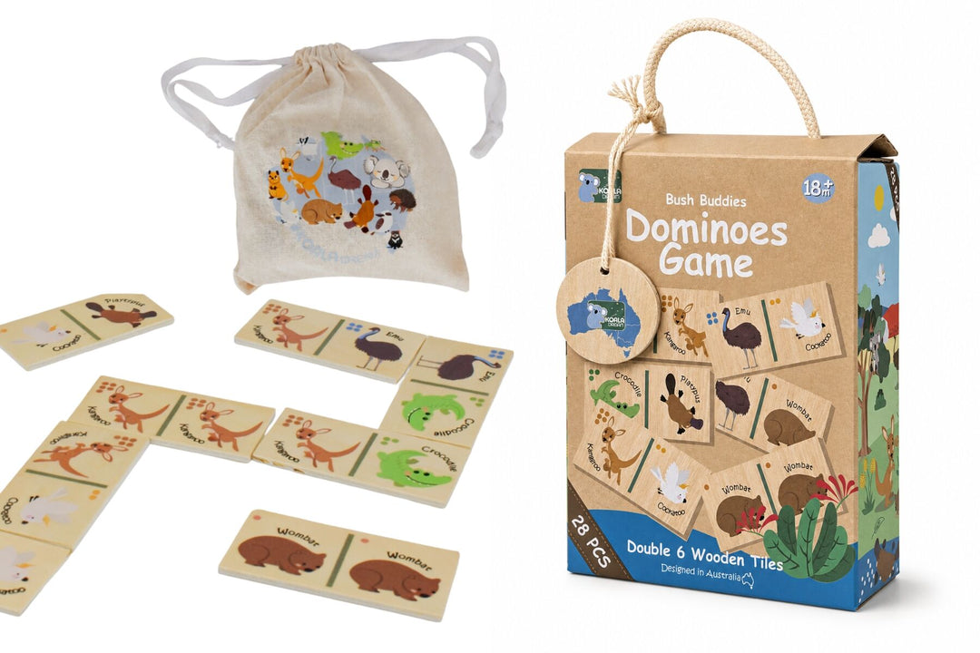 Wooden Dominoes | Australian Animals