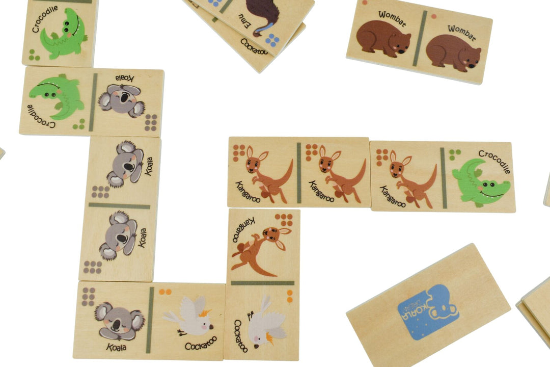 Wooden Dominoes | Australian Animals