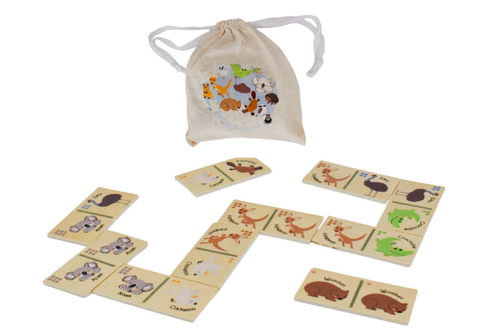 Wooden Dominoes | Australian Animals