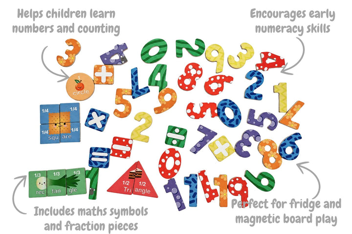 Fridge Friends Magnets - Numbers & Shapes