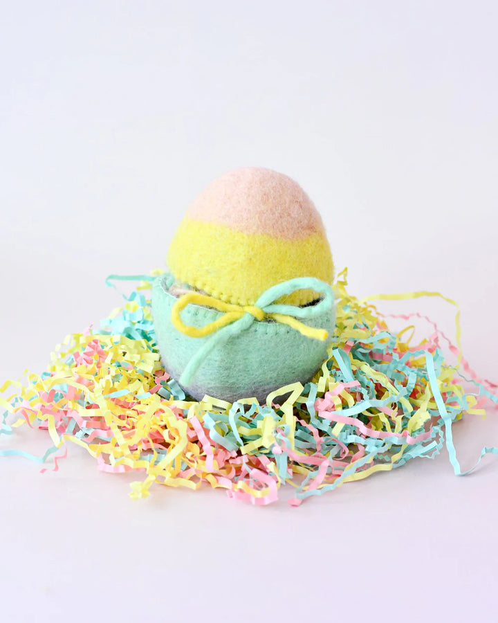 Felt Surprise Egg with Rainbow Unicorn