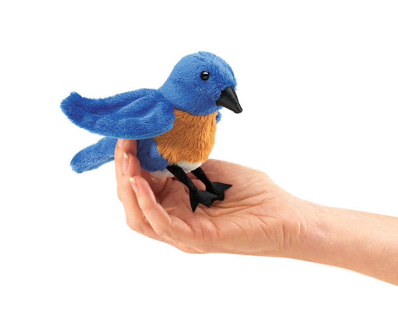 Finger Puppet - Mini Bluebird