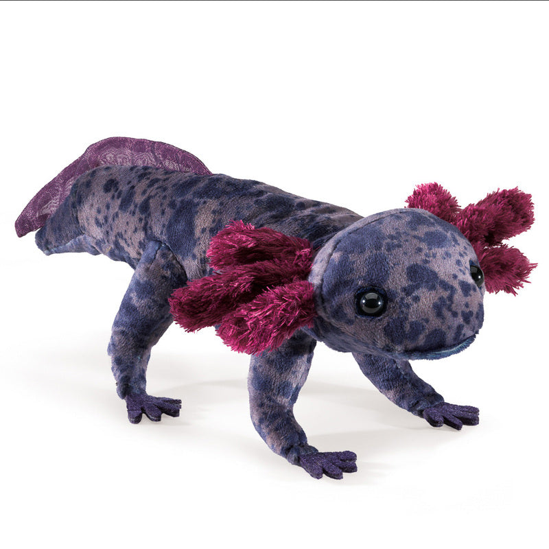 Finger Puppet - Axolotl - Black