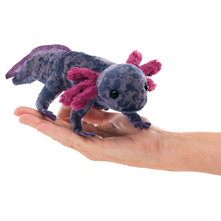 Finger Puppet - Axolotl - Black