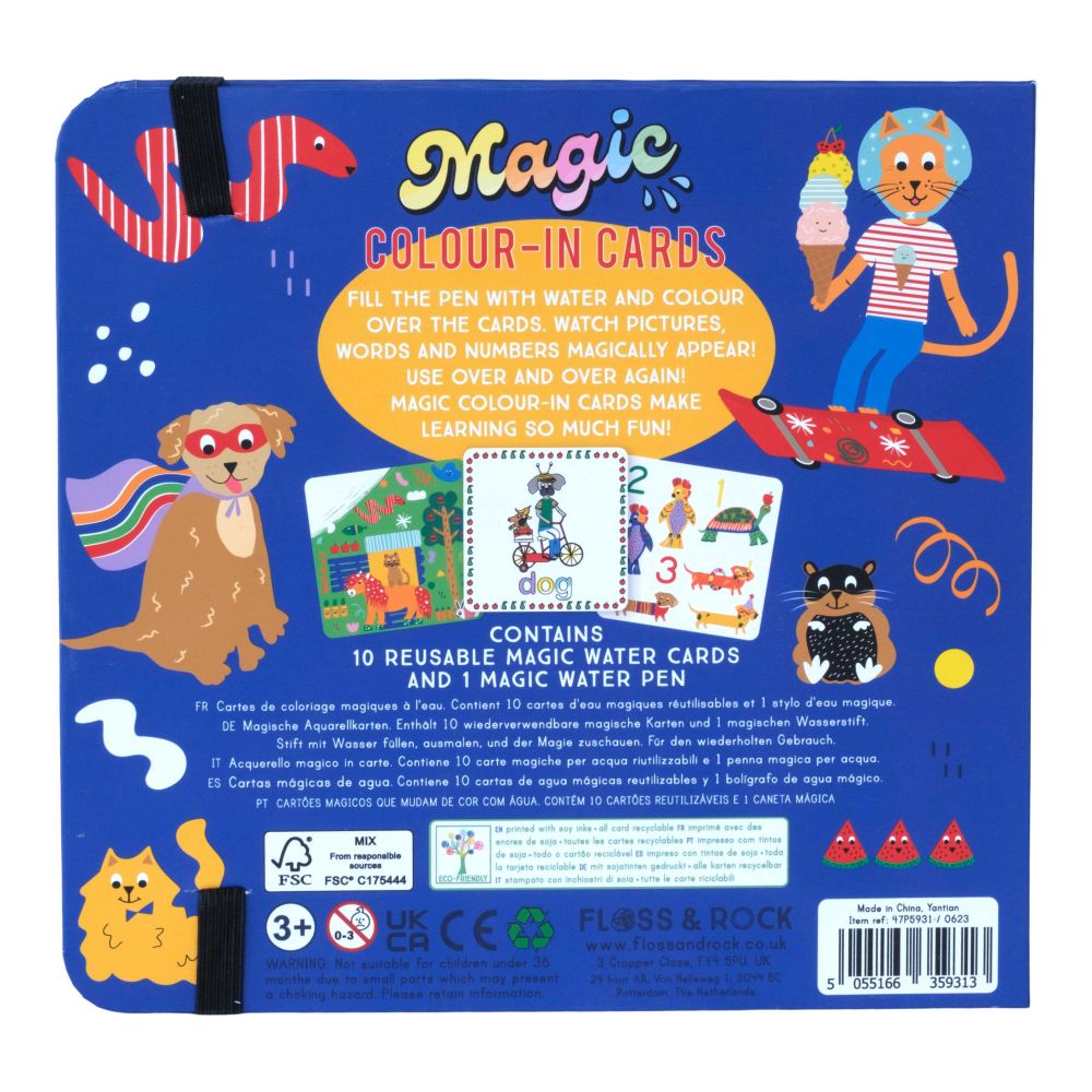 Magic Water Colouring Book - Pets