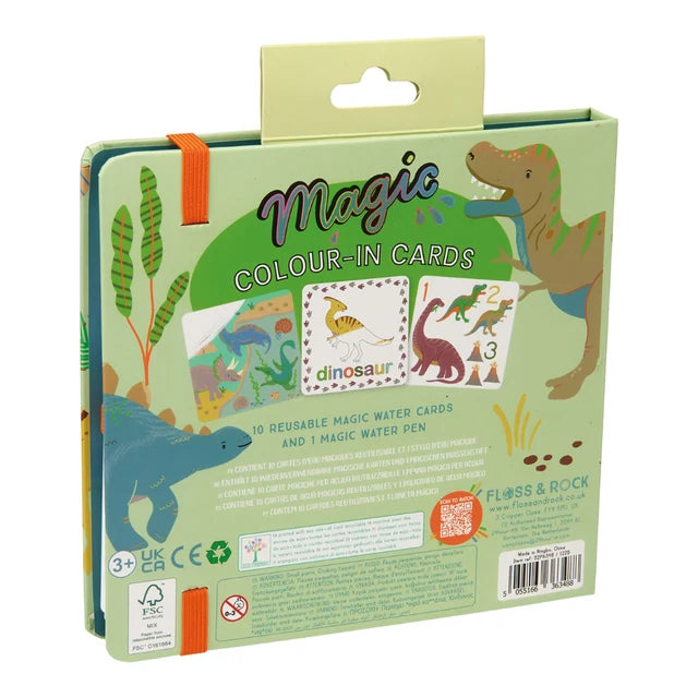 Magic Water Colouring Book - Dino
