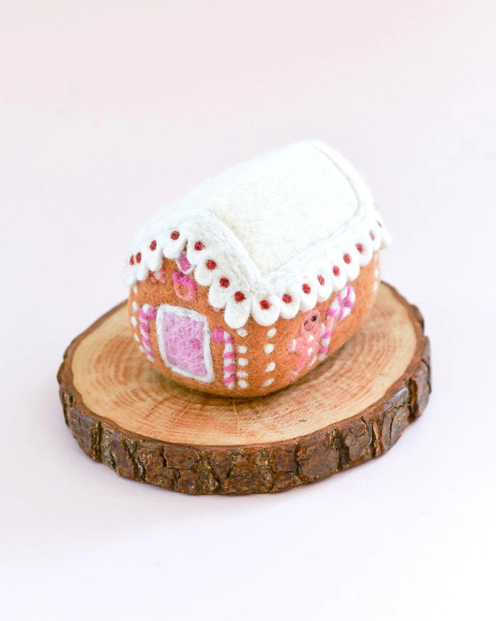 Felt Gingerbread House - Pink