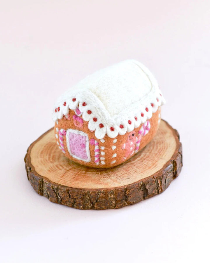 Felt Gingerbread House - Pink