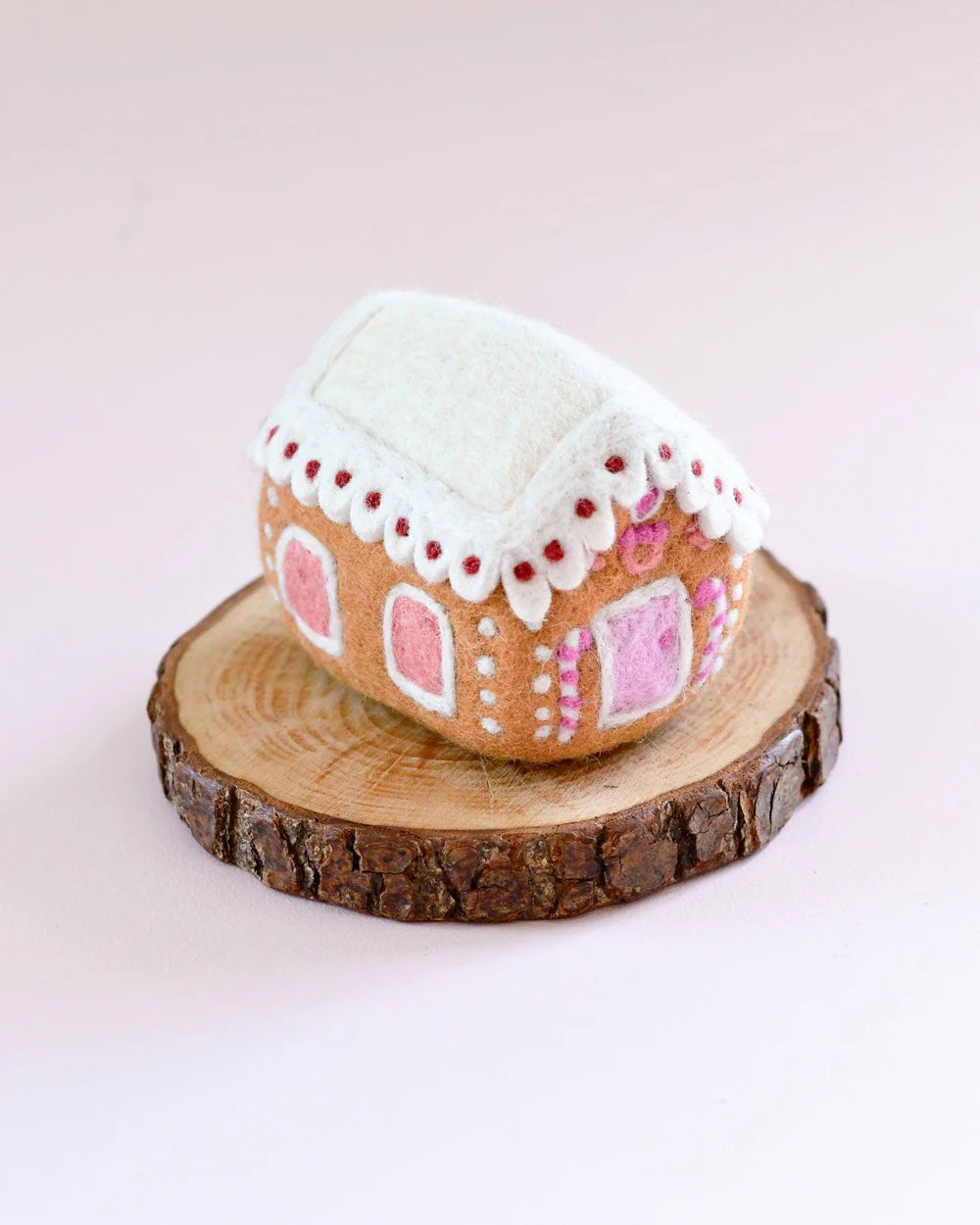 Felt Gingerbread House - Pink