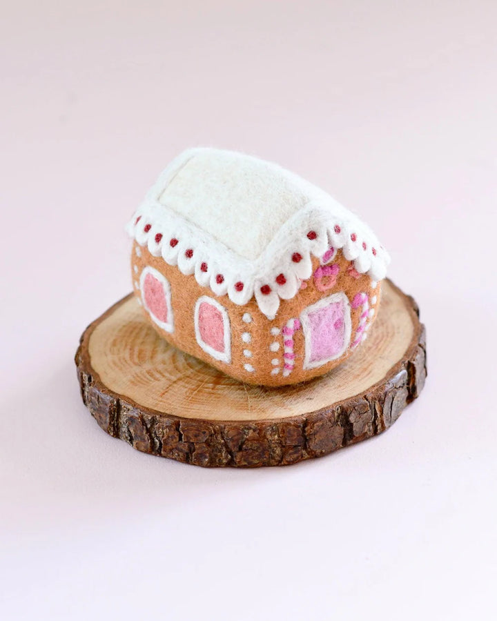 Felt Gingerbread House - Pink