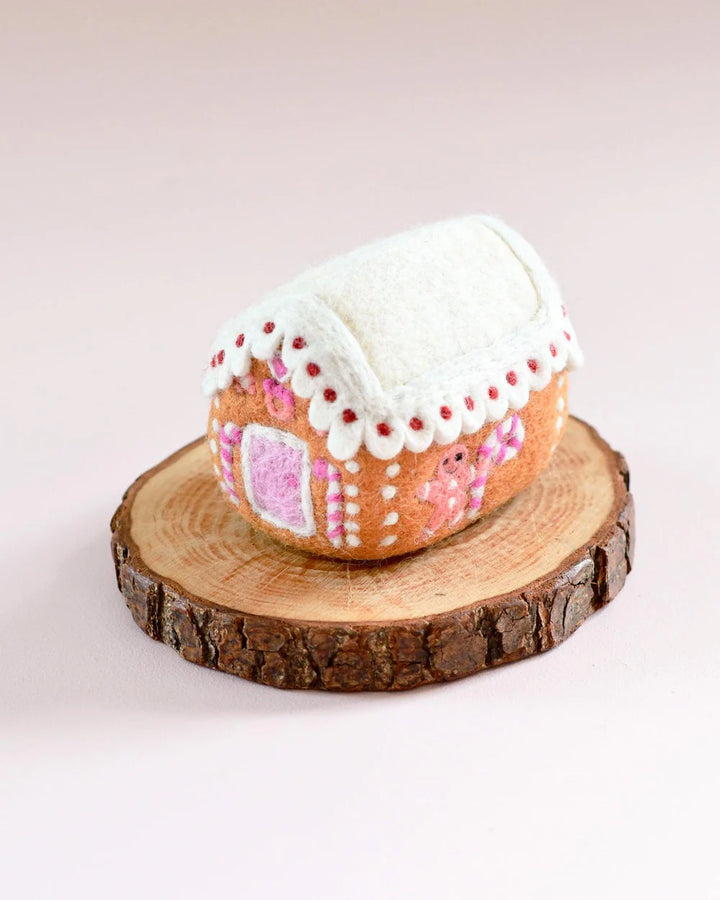 Felt Gingerbread House - Pink