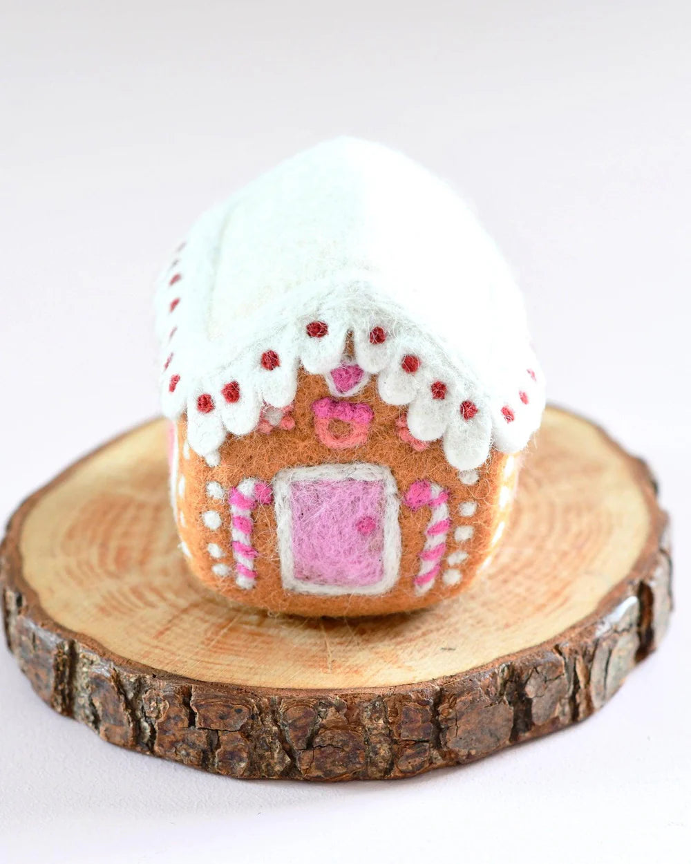 Felt Gingerbread House - Pink