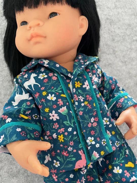 38cm Pyjama Set - Forest Animals