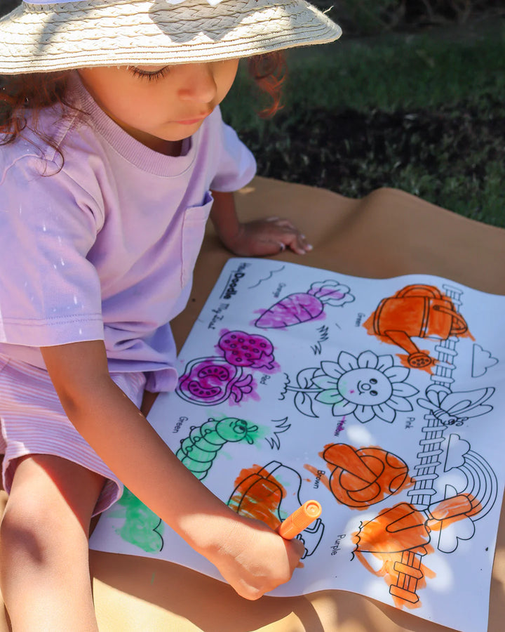 Reusable Colour-in Placemat - My First Colours
