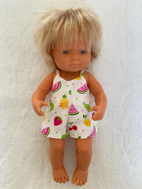 38cm Playsuit - Friendly Fruit