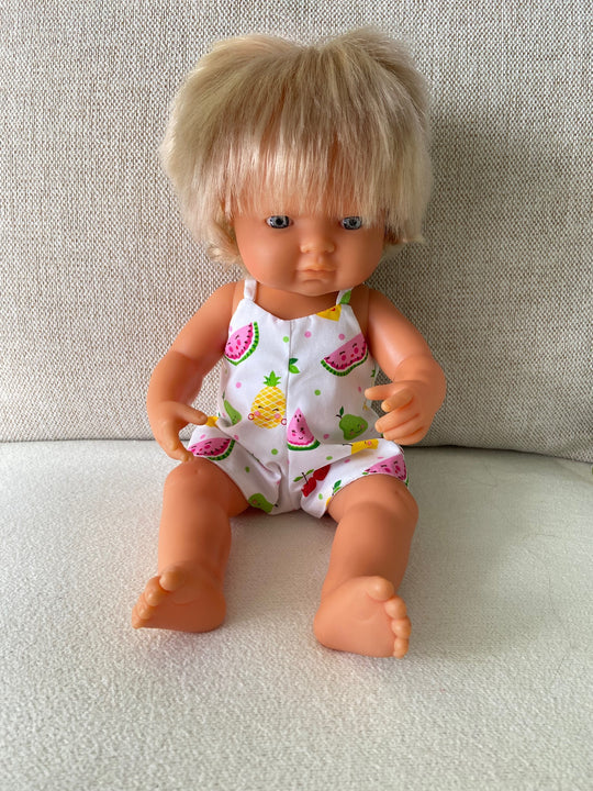 38cm Playsuit - Friendly Fruit