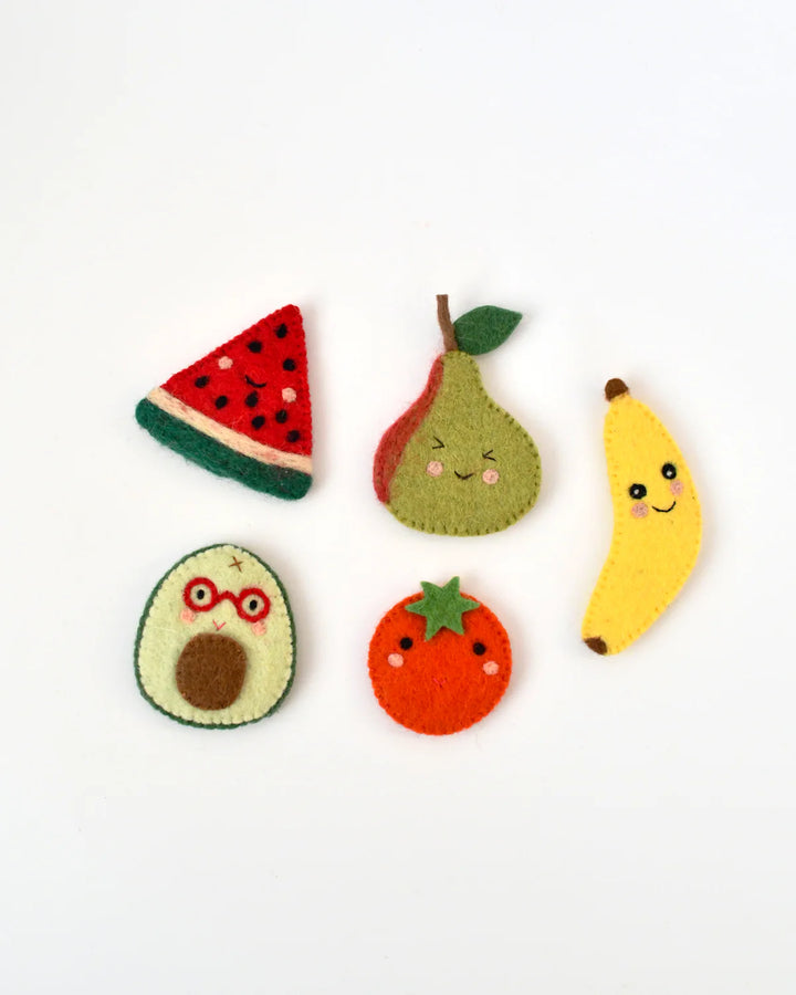 Finger Puppet Set - Fruits