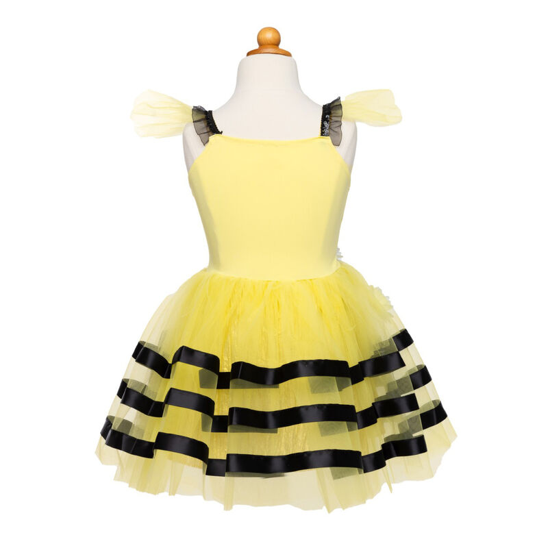 Bumble Bee Dress & Headband - Size 3-4