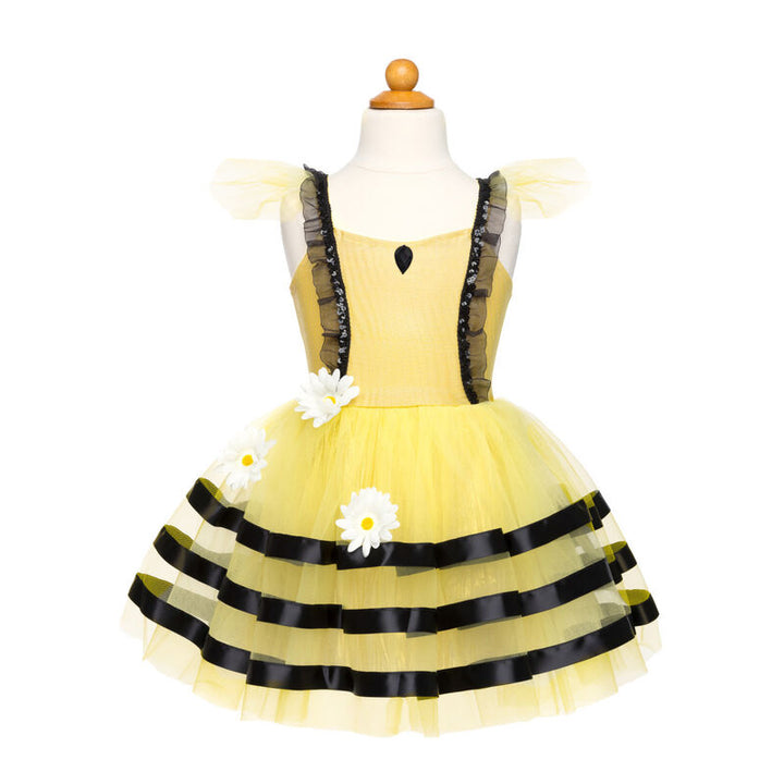 Bumble Bee Dress & Headband - Size 3-4