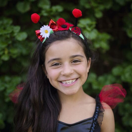 Lady Bug Dress & Headband Size 3-4